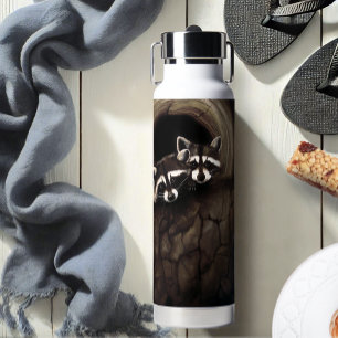 Raccoons Brown Niedlich Tree Trinkflasche