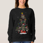 Raccoons Christmas Tree Funny Santa Raccoon Sweatshirt<br><div class="desc">Weihnachtsbaum Raccoons Weihnachtsbaum</div>