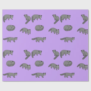 Raccoons Geschenkpapier