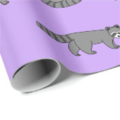 Raccoons Geschenkpapier (Rolleneckpunkt)