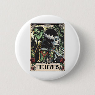Raccoons Happy Hallothanksmas Halloween Button