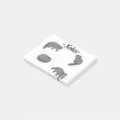 Raccoons Post-it Klebezettel (angewinkelt)
