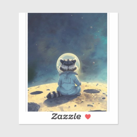 Raccoons reden nur Müll Aufkleber (Blatt)