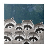 Raccoons Tile Fliese (Vorderseite)