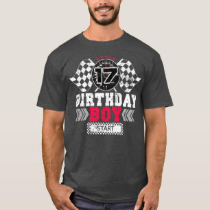 Race 17. Geburtstag Boy Party Racing Driver T-Shirt