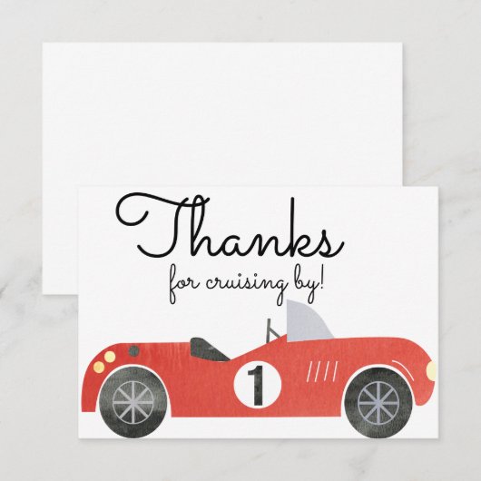 RACE AUTO DANK DANK DU KARTE (Vorne/Hinten)