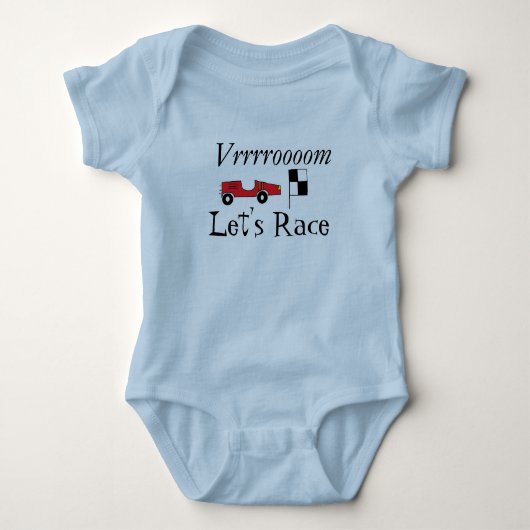 Race Baby Onsie Baby Strampler (Vorderseite)