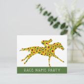 Race Black Mit Augen Susan Blume Postkarte (Stehend Vorderseite)