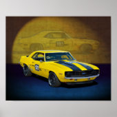 Race Camaro Poster (Vorne)