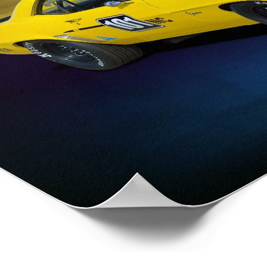 Race Camaro Poster (Ecke)