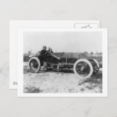Race Car, 1913 Postkarte (Vorne/Hinten)