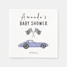 Race car Baby Dusche Serviette