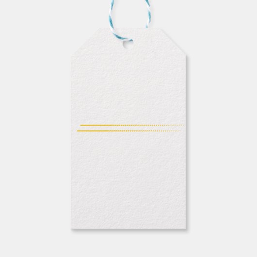 Race Car Baby Dusche Thema Geschenkanhänger (Rückseite)