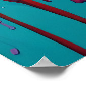 Race Car behalten oder Ihr eigenes Fahrzeug entwer Poster (Ecke)