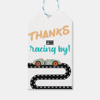 Race Car Birthday Einladungen, Second Birthday Ann Geschenkanhänger