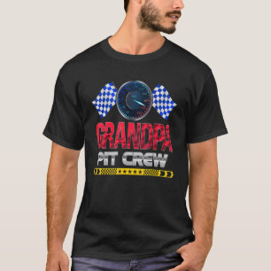 Race Car Birthday Family Racing Opa Pit Crew T-Shirt