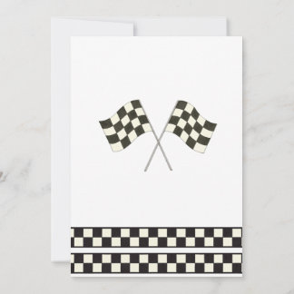 Race Car Birthday Invitation Einladung