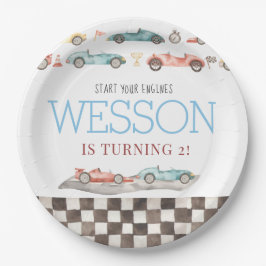 Race Car Birthday Paper Teller