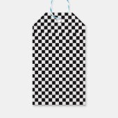 Race Car Birthday Party for Boys Geschenkanhänger (Rückseite)