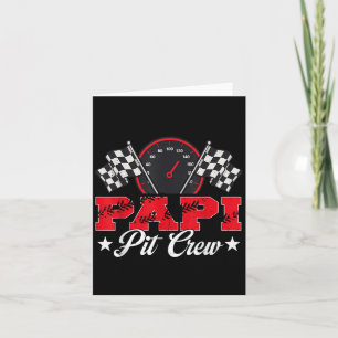 Race Car Birthday Party Racing Family Papi Pit Cre Karte