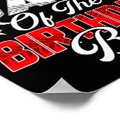 Race Car Dad Of The Birthday Boy Racing Family T C Poster (Ecke)