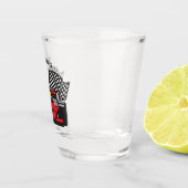 Race Car Design Shot Glass Schnapsglas (Rechts)