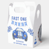 Race Car erste Geburtstagsparty Geschenkschachtel (Geöffnet)