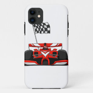 Race Car Extreme Cartoon  Hintergrundfarbe auswähl Case-Mate iPhone Hülle