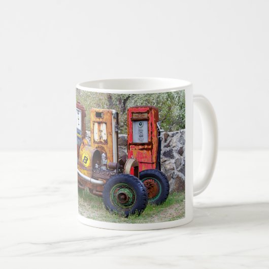 Race Car Final Pit Stop Kaffeetasse (VorderseiteRechts)