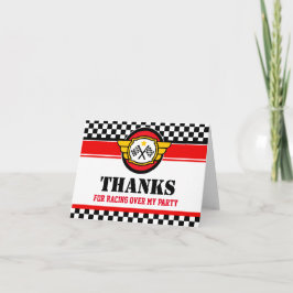 Race Car Geburtstagsparty Karte