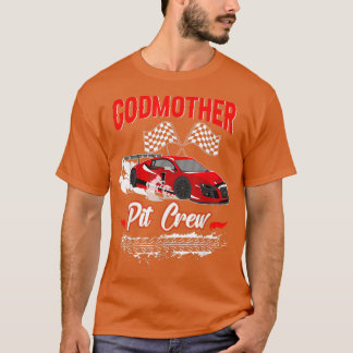 Race Car Geburtstagsparty Racing Familie Godmutter T-Shirt