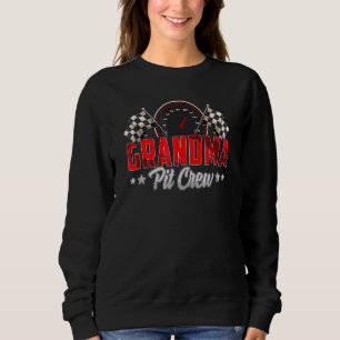 Race Car Geburtstagsparty Racing Familie Großmutte Sweatshirt