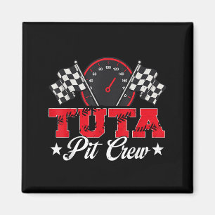 Race Car Geburtstagsparty Racing Familie Tuta Pit  Magnet