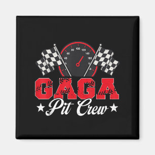 Race Car Geburtstagsparty Racing Family Gaga Pit C Magnet