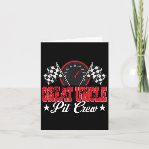 Race Car Geburtstagsparty Racing Family Great Onke Karte
