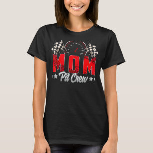 Race Car Geburtstagsparty Racing Family Mama Pit C T-Shirt