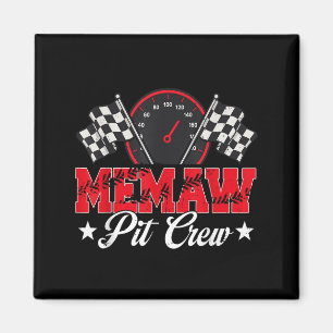 Race Car Geburtstagsparty Racing Family Memaw Pit Magnet