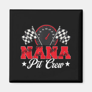 Race Car Geburtstagsparty Racing Family Nana Pit C Magnet