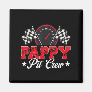 Race Car Geburtstagsparty Racing Family Pappy Pit  Magnet