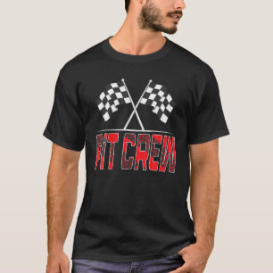 Race Car Geburtstagsparty Racing Family Pit Crew P T-Shirt