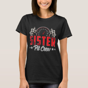 Race Car Geburtstagsparty Racing Family Schwester  T-Shirt