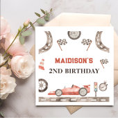 Race Car Geburtstagsparty Serviette