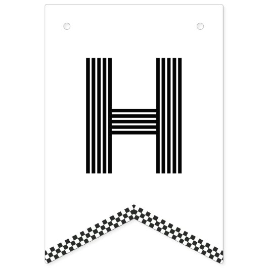 Race Car Happy Birthday Banner (Zweite Fahne)