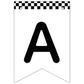 Race Car Happy Geburtstag Party Dekoration Wimpelkette (Dritte Fahne)