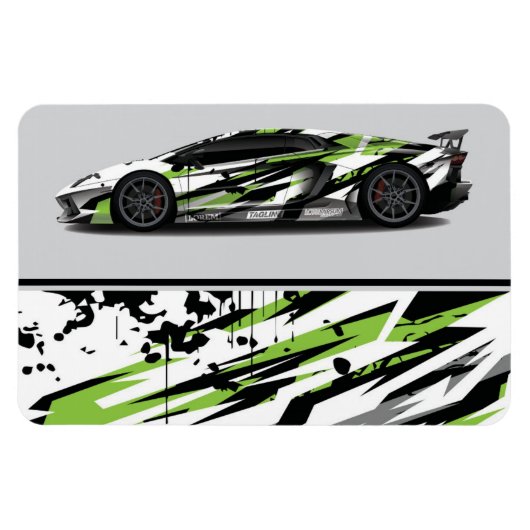 Race Car Magnet (Horizontal)