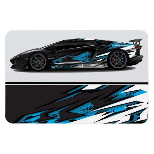 Race Car Magnet (Horizontal)