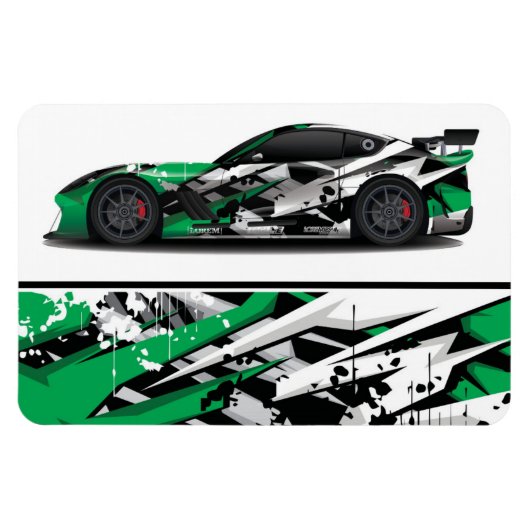 Race Car Magnet (Horizontal)