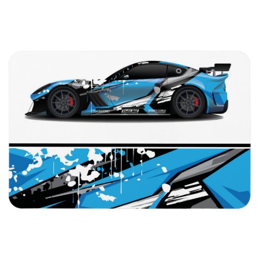 Race Car Magnet (Horizontal)