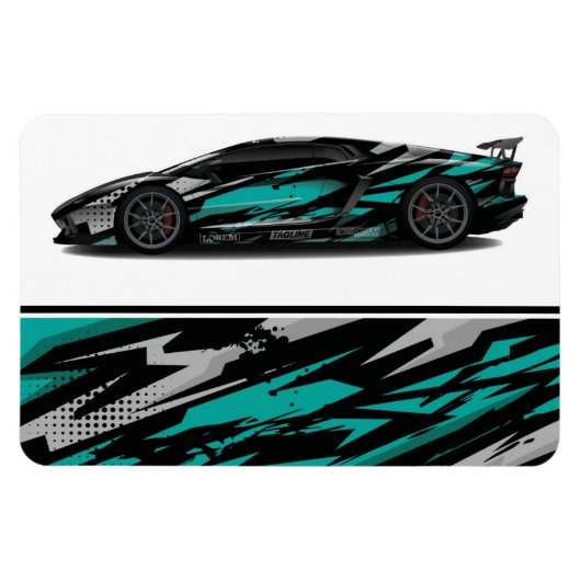 Race Car Magnet (Horizontal)