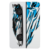 Race Car Magnet (Vertikal)